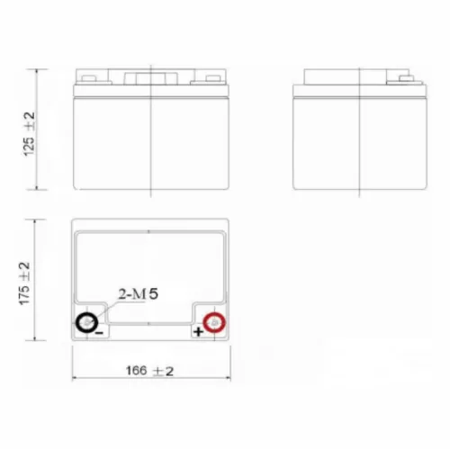 Acumulator ACD GLH12-25 28AH