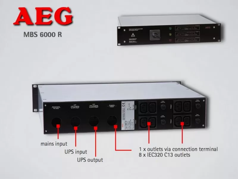 Accesorii UPS AEG MANUAL BYPASS 6 KVA RACK